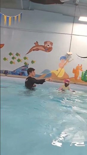 Talia’s Swimming Lesson Progress 🌊💦 She’s Doing Amazing! #SwimmingLessons