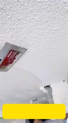 This is how to clean popcorn from the ceiling. The results will surprise you!