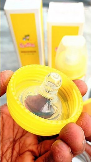 BPA Free Glass Baby Milk Bottle Feeder with Measurement Scale (240ml)