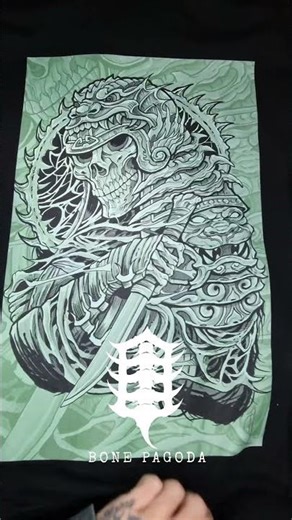 Bone Pagoda Alternative Streetwear Hoodie