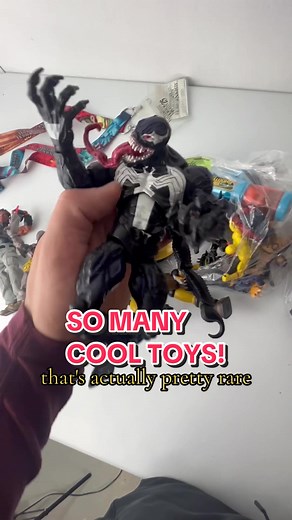 So many good toys just thrown into a bag at the thrift store! #reseller #resellercommunity #fyp #thrifthaul #thriftfinds #resellertiktok #ebay #thrifttok #bolo #goodwill #fypシ #thriftwithme #vintagetoys #toys #DC #marvel #horrornights #hhn #dcclassics #whatsold