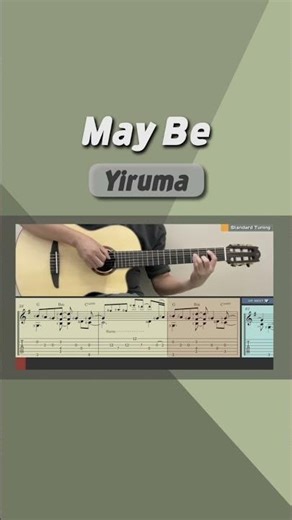 May Be / Yiruma (Guitar) #guitartab #guitar #fingerstyleguitar