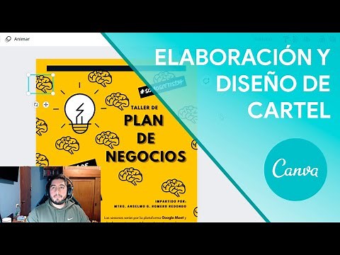 Elaboración y diseño de cartel en Canva