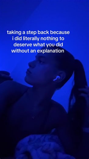 like your okay with what you did? | taking a step back