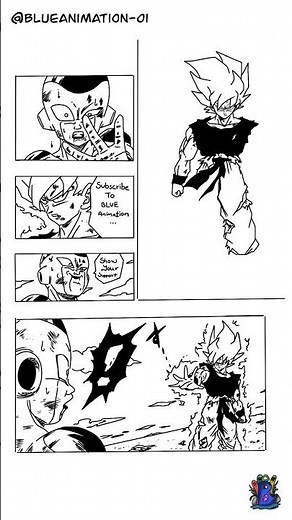 Epic Goku vs Frieza Manga Panel Drawing | Dragon Ball Z Tutorial