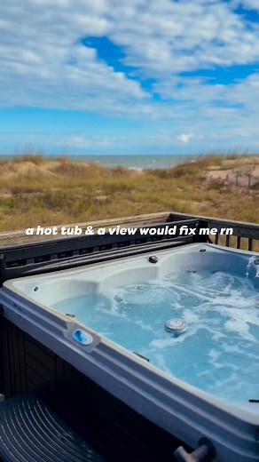 A hot tub is a necessity on every vacation because it’s perfect for every season!♨️ Find your favorite hot tub & view with Outer Banks Blue by clicking here🔗 bit.ly/47H3lvU Featured Homes: 🏠Billfish Bungalow 🏠Klein Cottage 🏠Sandpiper’s Paradise 🏠Drift 🏠Duck Down 🏠Boardwalk 🏠Even Keel 3007 🏠Star of the Sea | Outer Banks Blue Vacation Rentals
