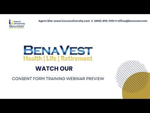 Consent Form Training Webinar Preview