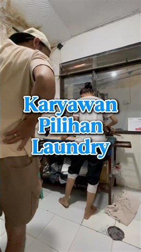 Karyawan laundry dikamar #usahalaundry #laundry #laundrydikamar