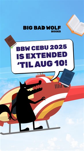 Guess what, Wolfies? Me and the pack decided we’re not done spreading Big Bad Wolf energy yet, so we’ve decided to stay longer! 🐺 🚨 AWOOO!! That’s right, #BBWCEBU2025 IS EXTENDED ‘TIL AUGUST 10! 🚨 More NEW and BESTSELLERS to unpack, more amazing PROMOS and ACTIVITIES to enjoy while they last! So hurry, mark your calendars - this could be the most exciting extension yet! 📍 Atrium Area, GMall of Cebu 📅 JULY 25-AUG 10, 2025 🕙 Monday-Sunday: 10AM - 9PM ✨ FREE ADMISSION! 💰 Modes of Payment: Ca
