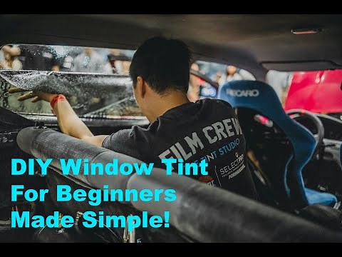 DIY Window Tinting for Beginners Made Easy!! Part#1 Side Windows