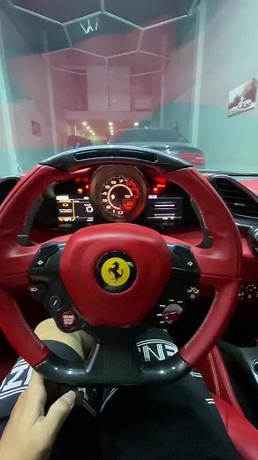 Ferrari 488 GTB Interior Features and Dashboard Overview