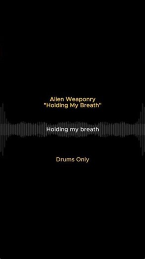 #AlienWeaponry - Holding My Breath #6 #drum #drumcover #music #rock #metal #hardcore #metalcore