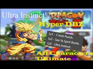 Hyper DBZ all characters Ultimate attacks