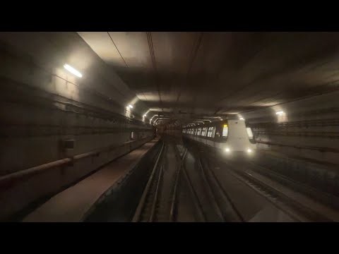 (North East Line) Tunnel View NE15 Buangkok to NE18 Punggol Coast SBS Transit Alstom C751C