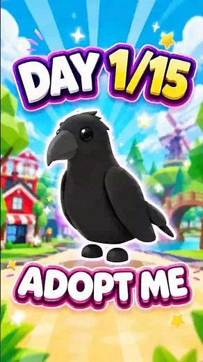 ADOPT ME: Going from nothing to Crow in 15 days! #adoptme #adoptmeroblox #roblox #adoptmetrades