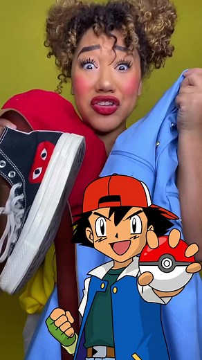 Transforming into Ash Ketchum from Pokémon