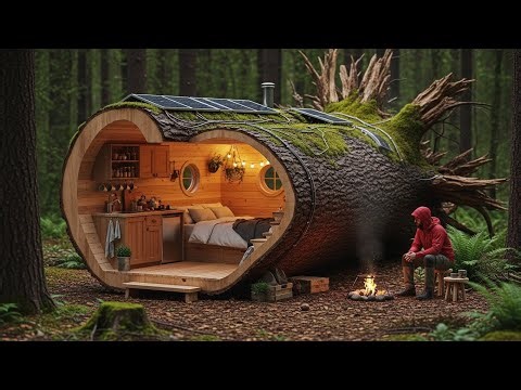 Building Three Incredible Tree Houses in the Forest(ASMR )