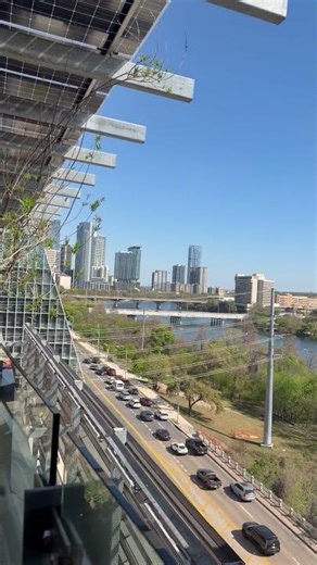 The view from the library in Austin , Texas.