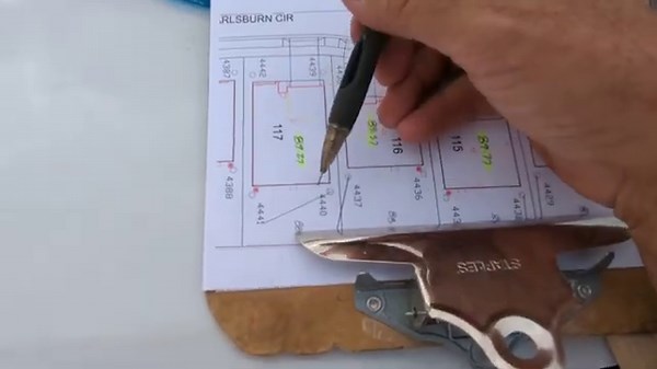 Staking building corners and form certs