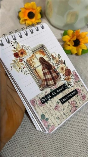Cute autumn theme journal #journalwithme #autumn #journaling #youtubeshorts #shorts #youtube