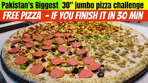 142K views · 1.1K reactions | #challenge #pizza #pizzachallenge #foodchallenge Pakistan ka sabse bara 30" pizza enjoy kren ek dum free, 30 min 3 friends and if you finish it, it will be free Location: Shop # 1 Plot # 91 Al Haram Tower 2 BMCHS Sharfabad Blk 3 Near 4 Minaar Bahadurabad, Khi Place your order today:  Call: 02138892244 | Food Seductions | Facebook