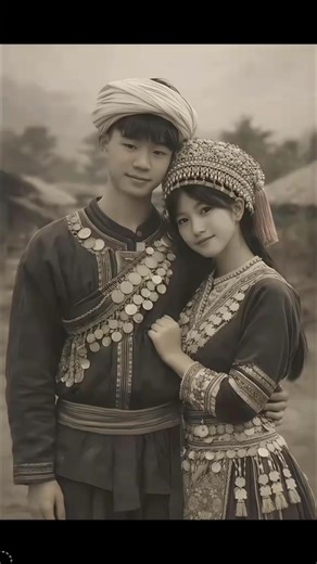 ai filter effect 1975. traditional clothing styles in laos. laos traditional clothing styles. ใส่ชุดม้งยุดเก่า โทนสีเทา สไตล์เหมือนย้อนอดีต. traditional clothing hmoob. how to make 1975-style retro photos. 1975 retro photo tutorial. how to make retro photos with vintage traditional dai ethnic costumes. how to make retro photos with traditional laotian costumes. chatgpt couple retro photo tutorial. hmong traditional costume retro photo tutorial Dreamina redefines image editing. #DreaminaisNEXTGEN