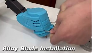 Cordless String Trimmer, Electric Battery Powered Grass Trimmer, Lightweight Grass Cutter Machine Brush Cutter Edger Lawn Tool for Garden & Yard Care