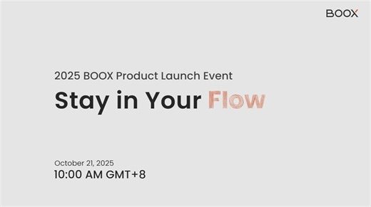 Onyx Boox is having an international Launch Event