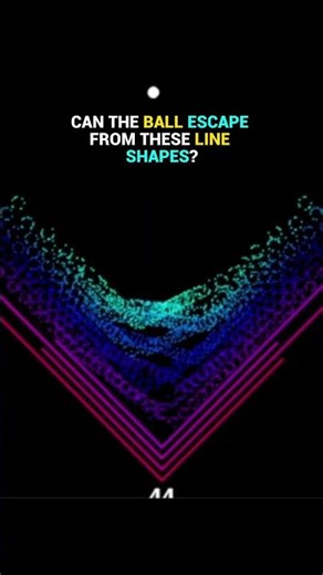 Will The Ball Make It Out Of The Maze? #satisfying #shorts #simulation #ball