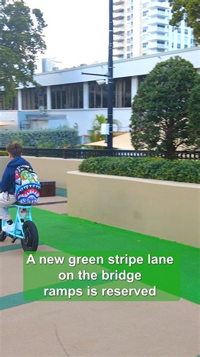 3.7K views · 54 reactions | The North Bay Road Pedestrian Bridge has been officially upgraded! With a new ADA-compliant surface, a dedicated bike lane, and improved safety features, we're making it easier and safer to walk, run, or ride across. | City of Sunny Isles Beach Government | Facebook