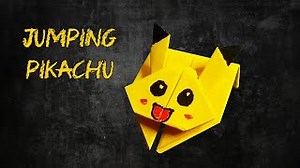 How to Make Origami Jumping Pikachu | Pokemon – Paper Origami Creation