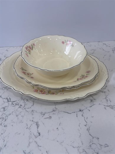 Vintage Homer Laughlin “virginia Rose” Serving Pieces - Etsy