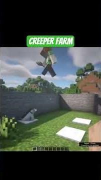 How to make creeper Farm in Minecraft 🙀