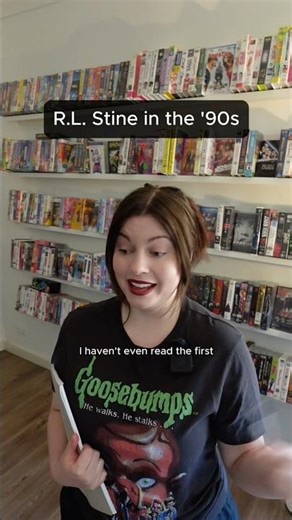 Mind you, Goosebumps is the second-best selling book series in history #goosebumps #rlstine