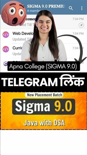 Apnacollege Sigma Batch 9.0 free | Delta Batch free, | Alpha Batch 6.0 free telegram #shorts