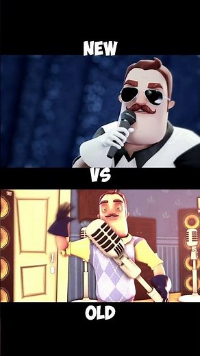 Hello Neighbor NEW vs OLD Song Part 10 (2D vs 3D Animations)