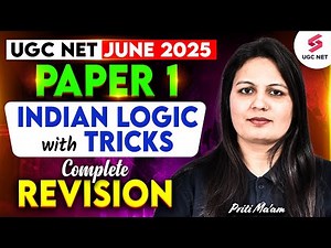 UGC NET Paper 1 Revision | UGC NET Paper 1 Indian Logic with Tricks | Paper 1 by Priti Mam