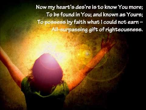 Knowing You, Jesus {with lyrics} - //Graham Kendrick\\