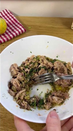 Tuna, olive, and caper pasta (no sauce) #warmtasteofthesouth