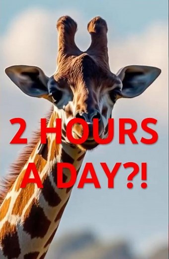 “How Do Giraffes Sleep? Shocking Giraffe Sleep Secrets Revealed!” #facts #wildlife