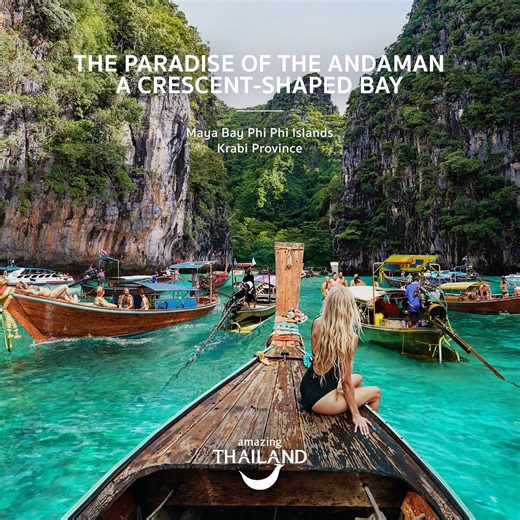 1.2M views · 528 reactions | Maya Bay, Phi Phi Islands, Krabi: The...