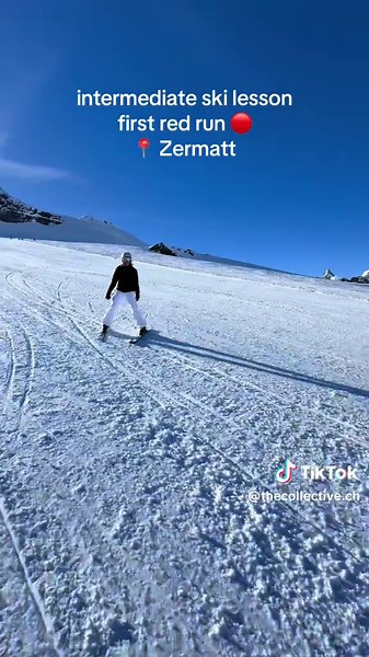 Master Your First Red Run Skiing in Zermatt