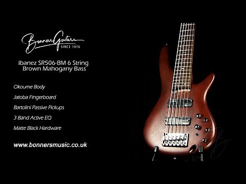Ibanez SR506-BM 6 String Brown Mahogany Bass | Bonners Guitar Store