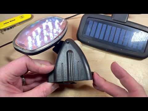 Fixing a Solar Powered Security Light.