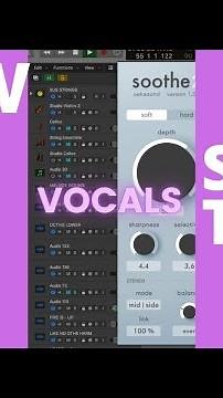 How to use Soothe 2 on VOCALS