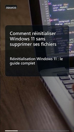 Comment réinitialiser Windows 11 sans supprimer ses fichiers #Shorts #computer #new #info #microsoft