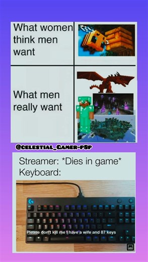 Minecraft Streamers with keyboard #minecraft #viral #trending #truedialogue #yt #streamer