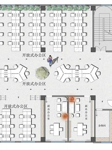 800㎡办公空间设计 Office Design #interiordesign #yipindesign #室内设计 #3drendering #officedesign