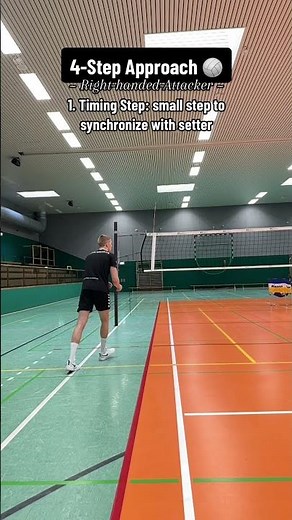 Volleyball 3-Step and 4-Step Approach 🏐🔥 #volleyball