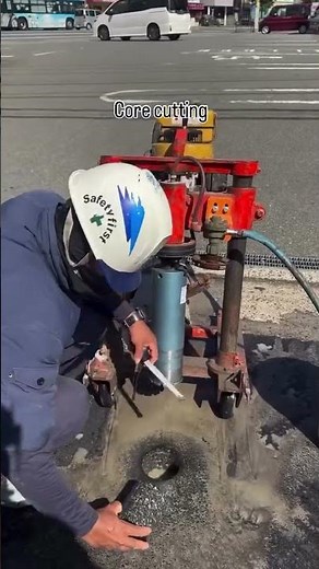 Core Cutting on Pavement | Road Construction process #corecutting #pavementdesign